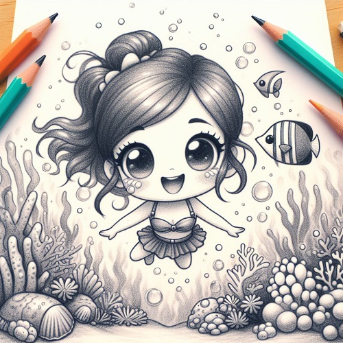 Dive into Creativity: The Magic of Underwater Pencil Drawing